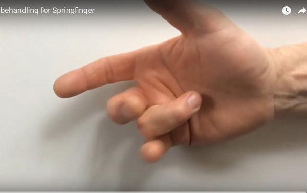 Springfinger behandling 5